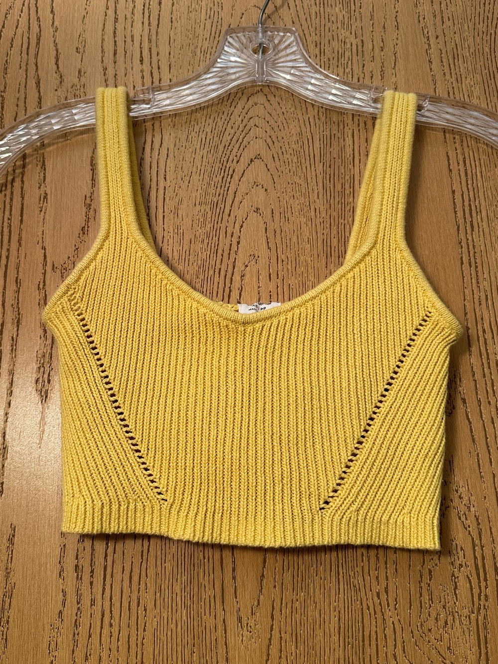 Cotton On Sunny Yellow Knit Cropped Tank